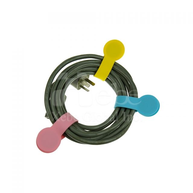 Silicone magnet cable organizer 