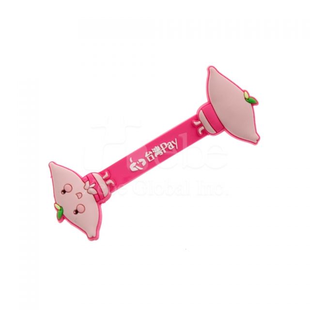 Pink mascot custom cable winder 