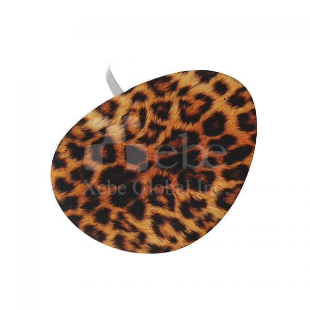 Leopard cover custom wireless charger Wireless charging pad vendor 
