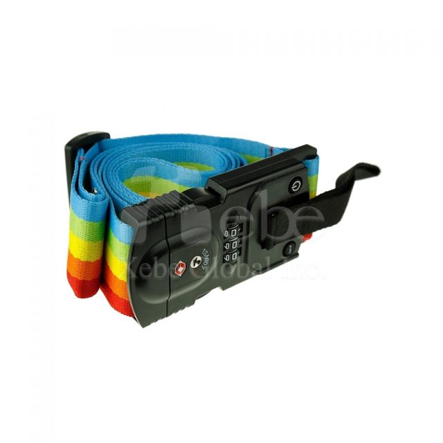 Rainbow TSA lock luggage straps maker