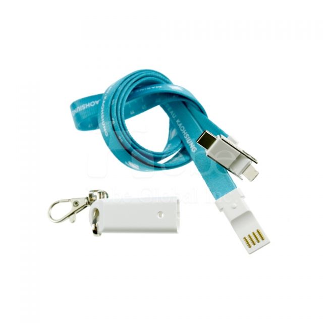 Custom lanyard 3 in 1 USB charging cable
