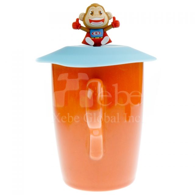 Company mascot custom cup cover 