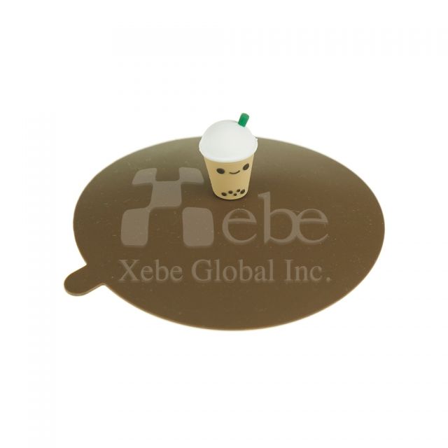 Custom 3D bubble tea cup cover