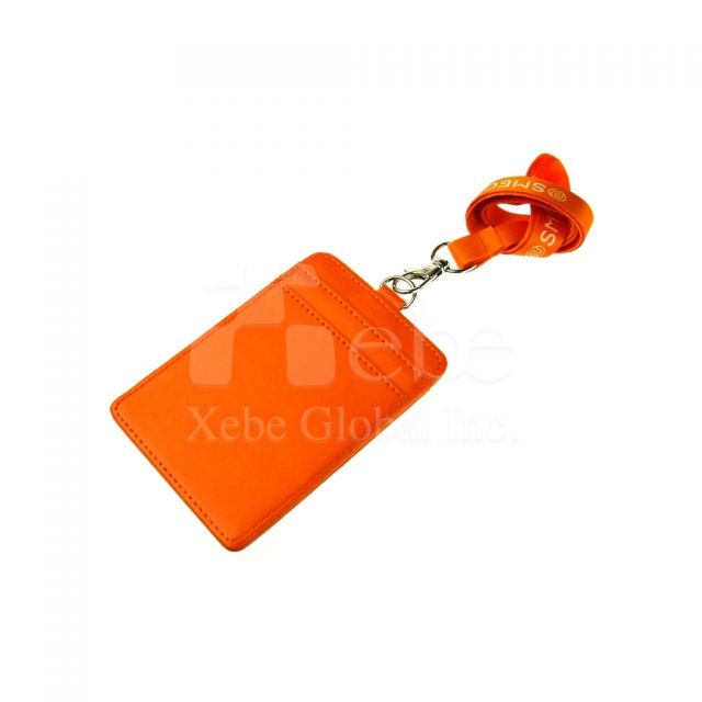 Custom orange card holder 