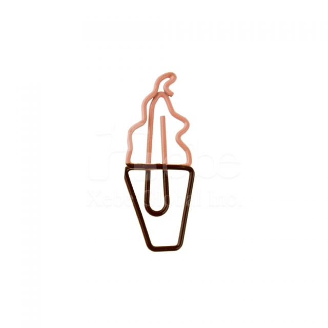 Two colors ice cream paperclip