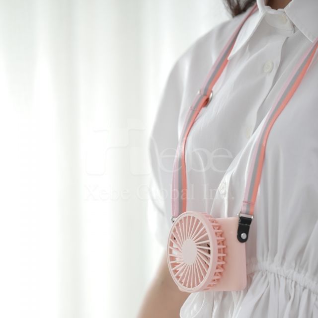 Custom portable fan maker Custom necklace fan