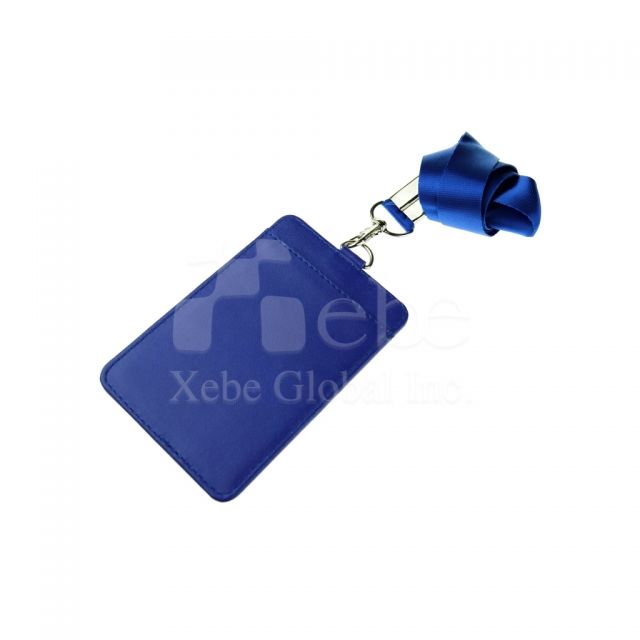 Royal blue two layer id badge 