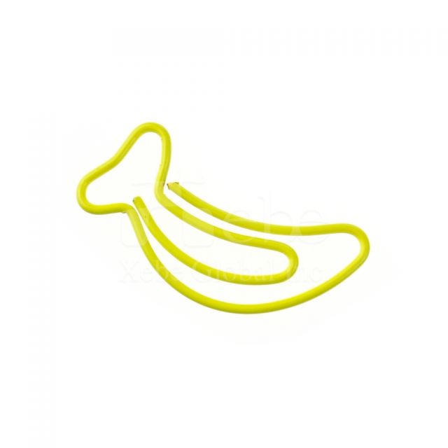 Custom banana shaped paperclip maker 