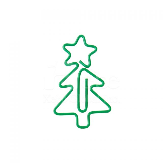 Christmas tree shape paperclip
