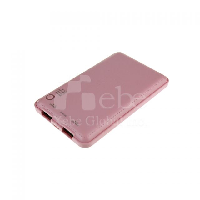 Custom girl pink portable charger 