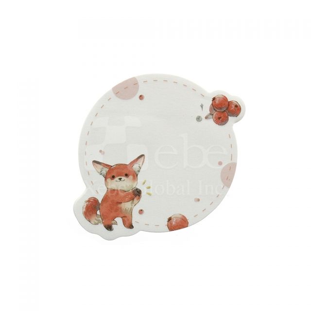 Cute fox sticky notes 