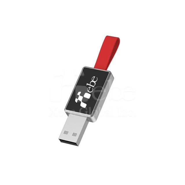 Red Logo flashing customized flash drive