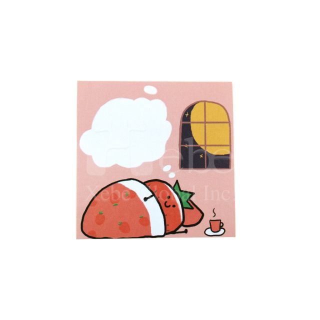 Lazy Strawberry Custom Note Paper