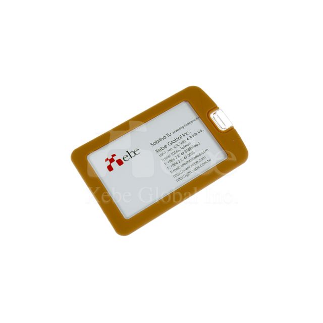 Custom silicone card holder