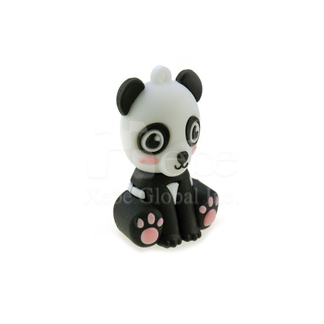 Sitting lovely Panda 3D Customized USB 