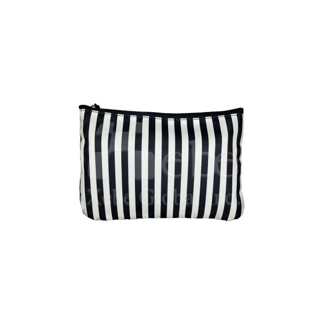 Simple striped travel organizer bag