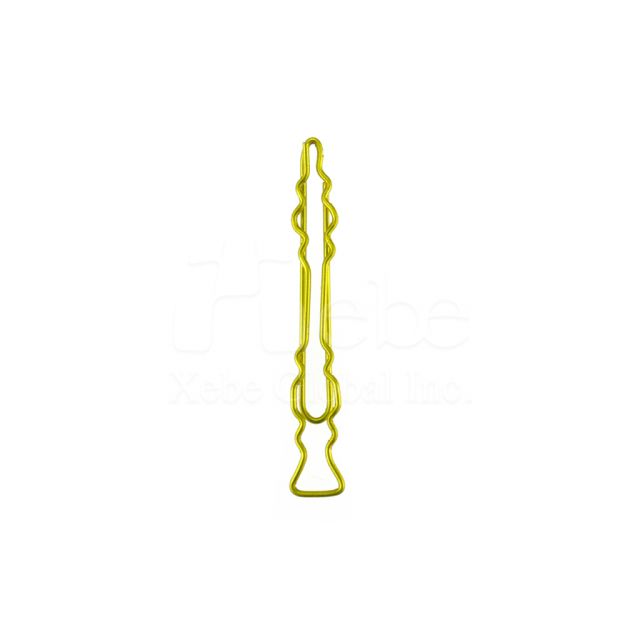 Flute recorder shaped paperclip