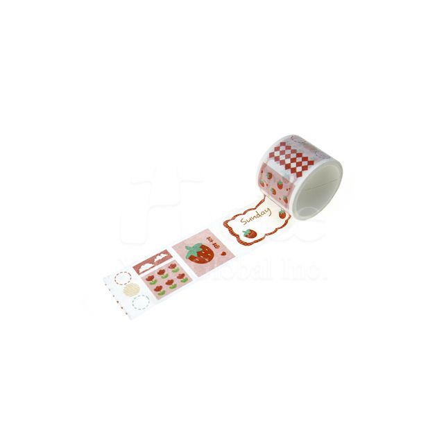 Japanese style strawberry washi tape