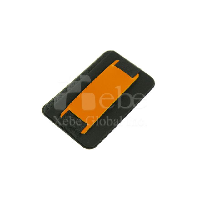 Orange business card holder sticker
