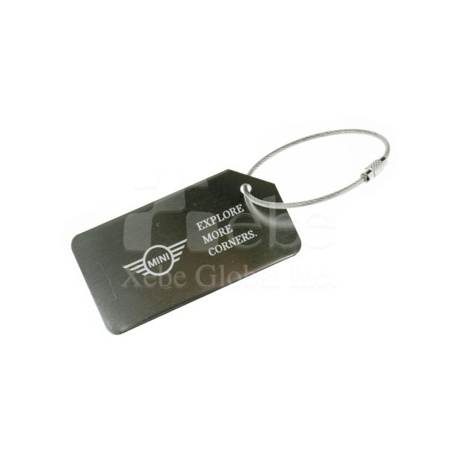 customized metal enterprise LOGO luggage tag