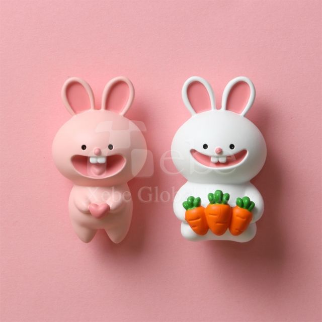 loving rabbit custom fridge magnet