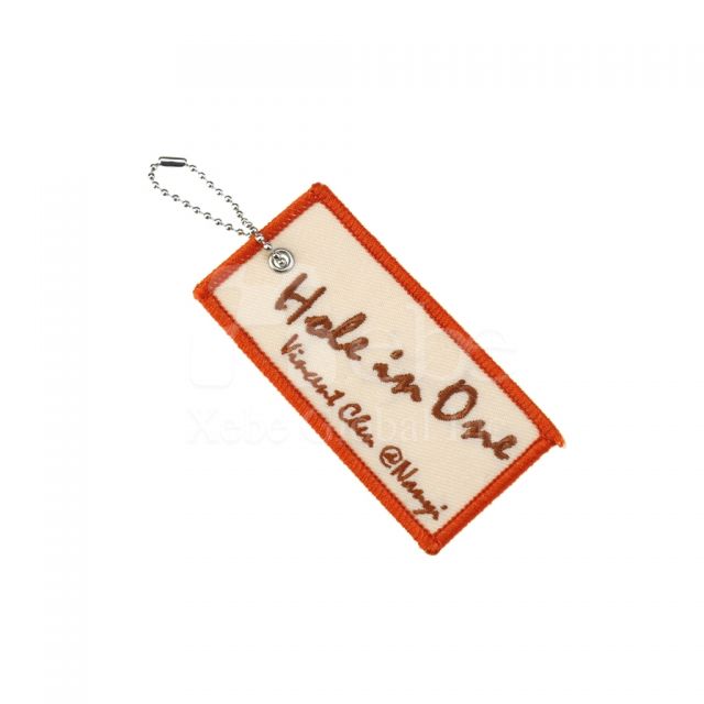 customized adorable electric embroidery luggage tag