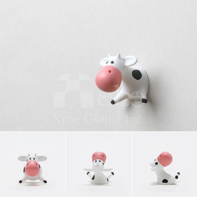 customized little cow fridge magnet
