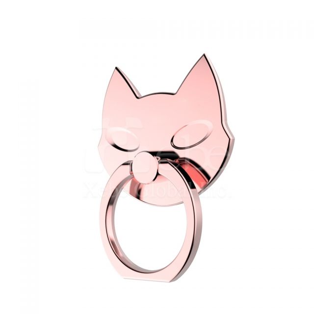 customized cat shape phone ring stand