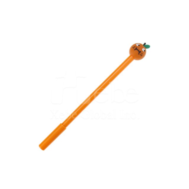 orange shape custom ballpoint pen