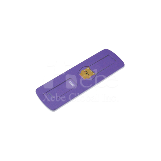 purple bear custom phone ring stand and holder