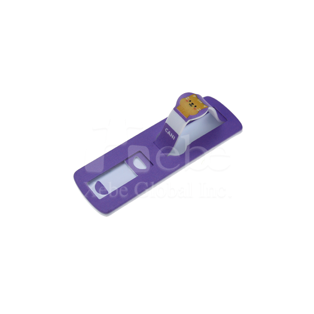 purple bear custom phone ring stand and holder