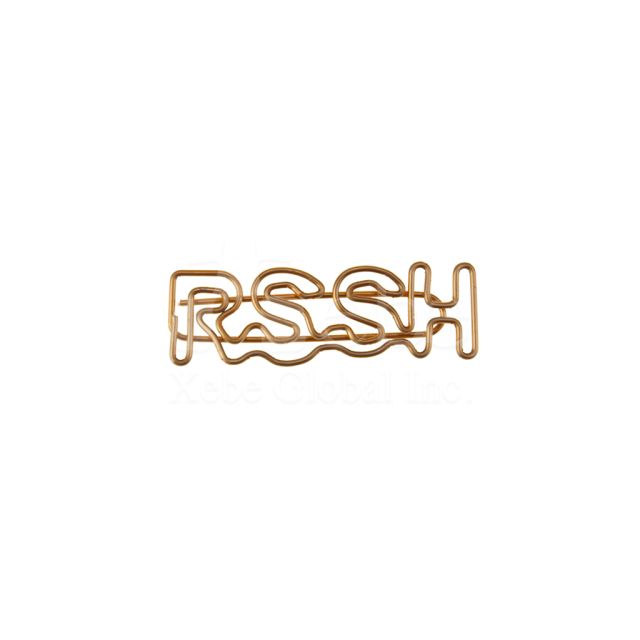 english letters custom paperclip 