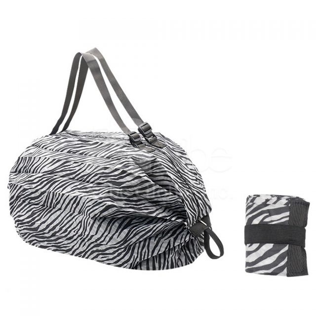 zebra big capacity shopping bag