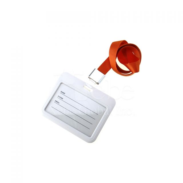 white plastic customized card holder