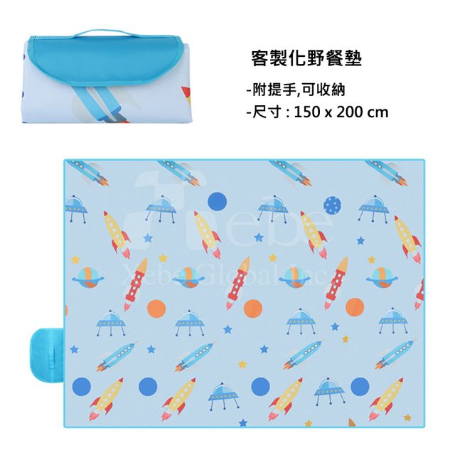 customized outdoor moisture proof picnic mat