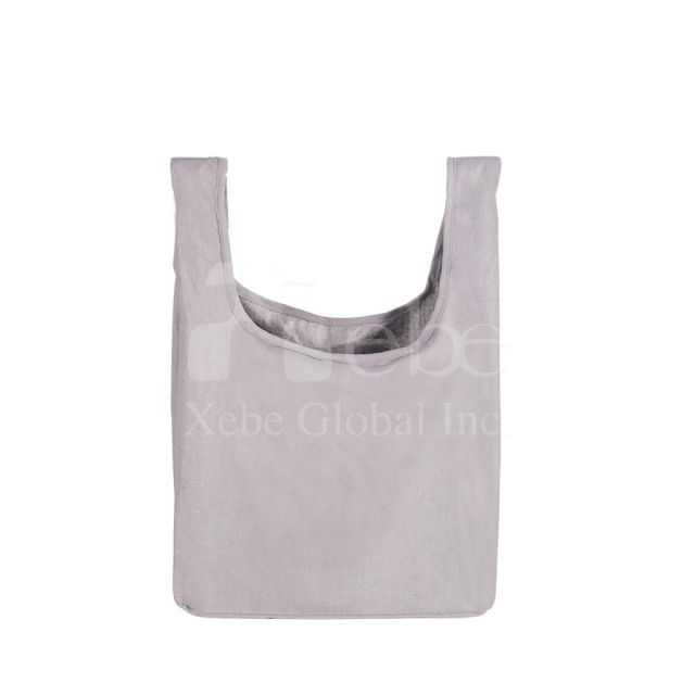 milk gray foldable shopping bag
