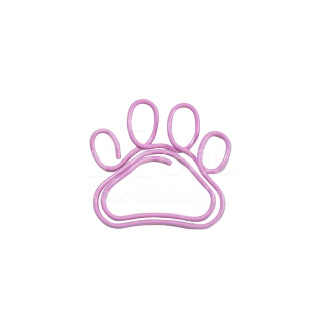 customized paper clip in bear paw shape