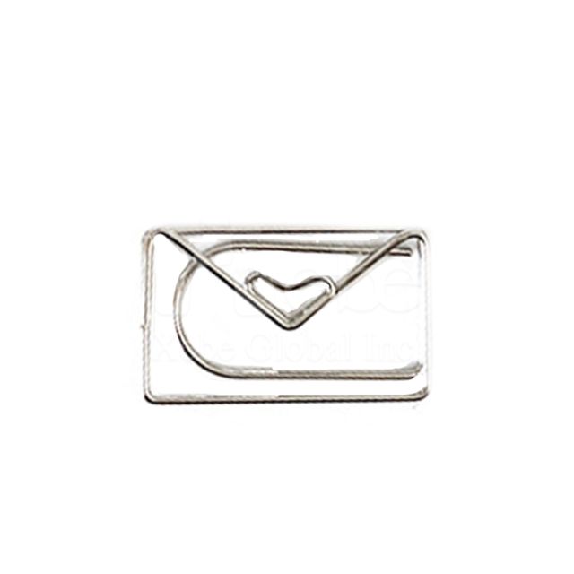 love envelope shaped paper clip