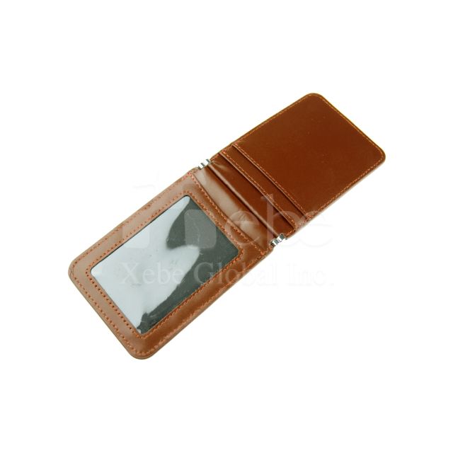 multi layer customized leather card holder