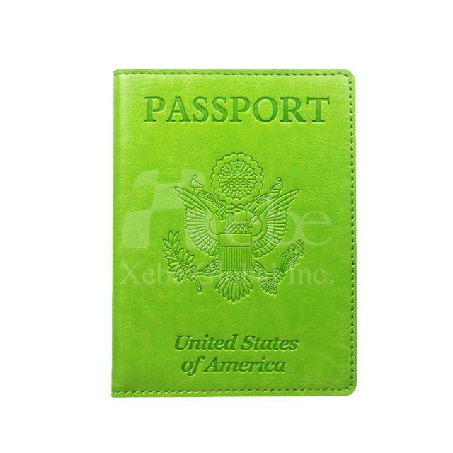 lime green passport holder