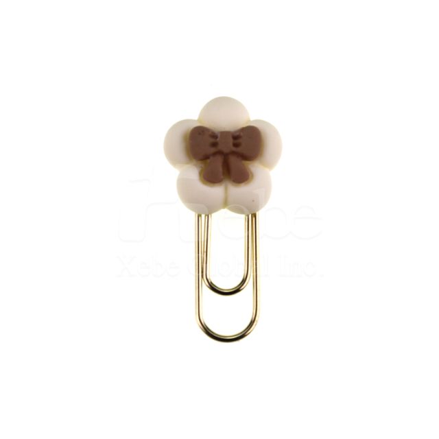 cute bow flowers paperclip