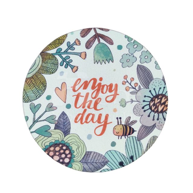 flowers diatomite coaster mother’s day gifts