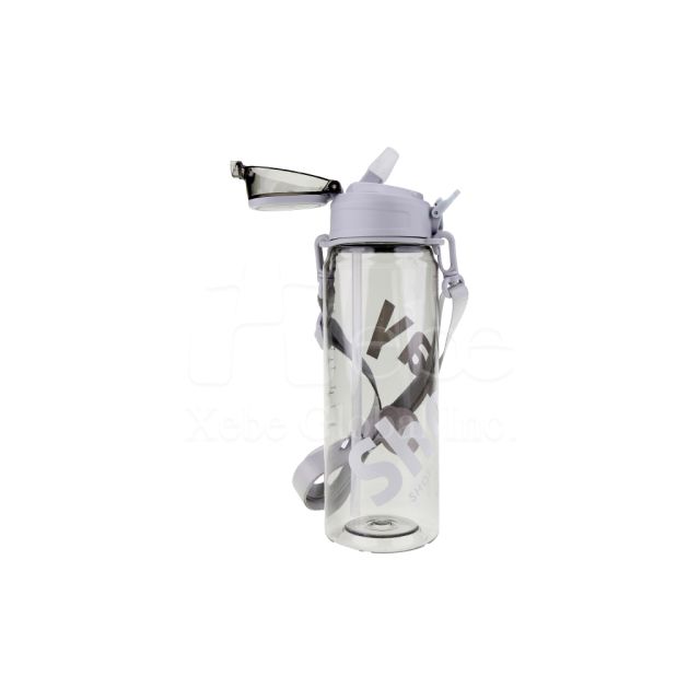 customized print sport bottle with strap