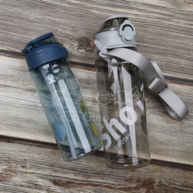 customized print sport bottle with strap