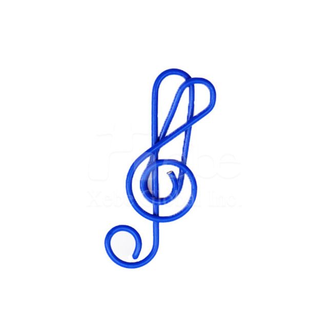 treble clef paperclip custom musical note paperclip