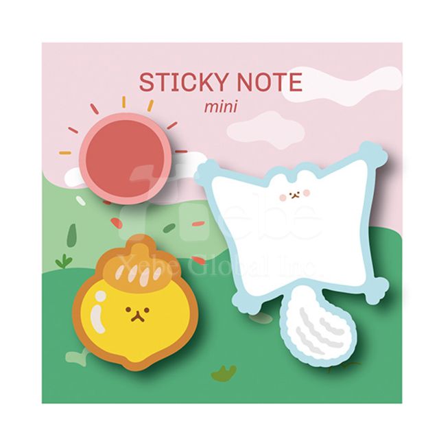 custom sticky note cartoon style sticky note