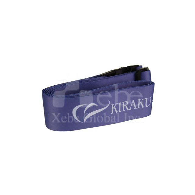 customized dark purple texture luggage strap