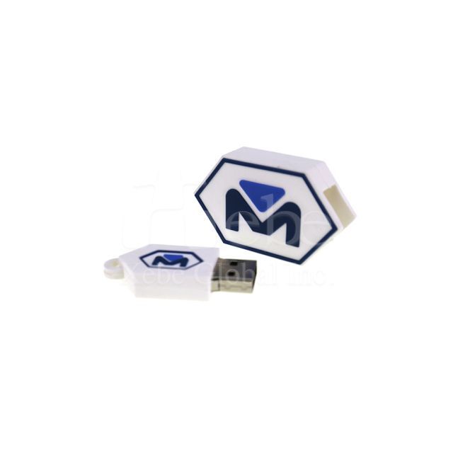 brand logo customized geometry shape usb drive