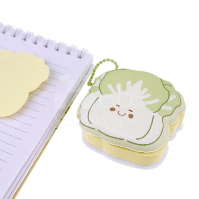 cute cartoon style vegetable sticky notes