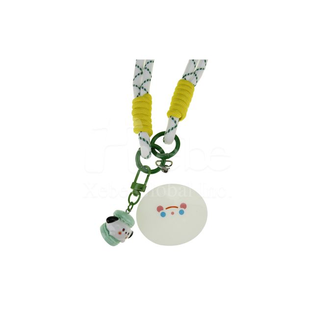 cartoon pendant phone lanyard personalized phone strap adapter